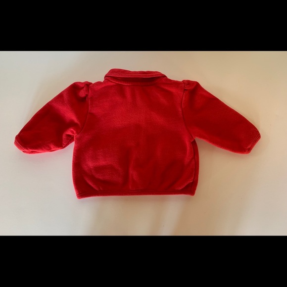 Baby Gap Red Bow Sweatshirt Jacket - Picture 5 of 5